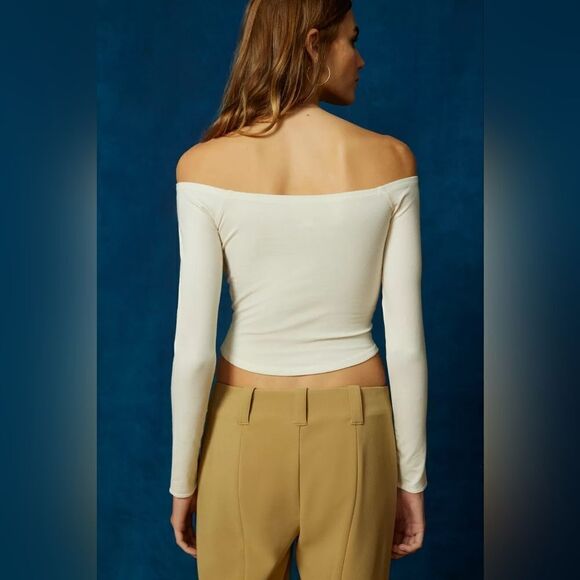 BDG Alex Off-The-Shoulder Top Urban Outfitters NWT/NWOT - Picture 3 of 11